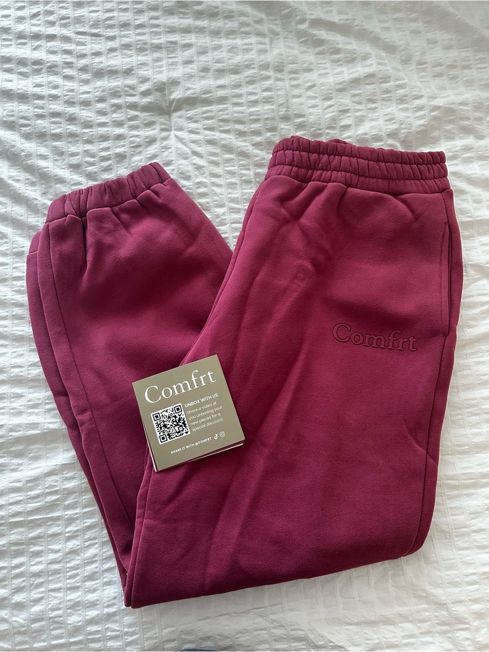 NWT Comfrt Minimalist Sweatpants